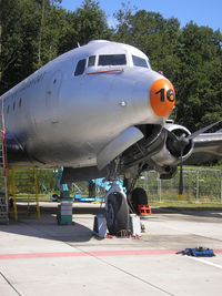 PH-DDY @ EHLE - C54 with cs NL-316 , Netherlands Government Airtransport - by Henk Geerlings