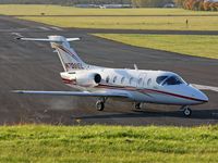 N709EL @ EGBJ - Turning round to depart Runway 27 at Gloucester Staverton - by Michael Brazier