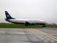 N424US @ KCLT - 737 on taxiway - by Connor Shepard