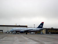 N705UW @ KCLT - A319 at maintenance area - by Connor Shepard