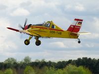 D-FOAB @ EDLV - PZL 106AR Kruk D-FOAB painted as Interflug DDR-TAB - by Alex Smit