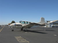N450W @ SZP - 1958 Beech 95 TRAVEL AIR, two Lycoming O&VO-360 180 Hp each - by Doug Robertson