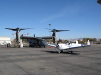 N3378H @ KRNO - With USMC MV-22 of VMX-22 @ KRNO - by wftfallon