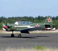 OO-IAK @ EBZR - Nanchang CJ-5/Yak-18 Max OO-IAK painted as Russian Air Force white/1 - by Alex Smit