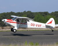 OO-VVF @ EBZR - Piper Pa18-150 Super Cub OO-VVF - by Alex Smit