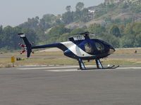 N66SD @ POC - Resting at west helipad at Brackett - by Helicopterfriend