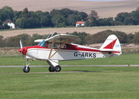 G-ARKS @ EGKA - NICE LOOKING PIPER AMONG THE SPAM CANS - by BIKE PILOT