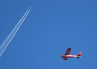 N2854U - Flying over West Littleton, Colorado - by Bluedharma