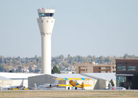 N735YP @ KAPA - Takeoff from 35R.