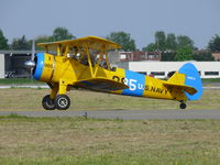 OO-OPS @ EBAW - Boeing/Stearman N2S-2 Kaydet OO-OPS painted as US Navy 985 - by Alex Smit