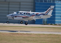 N424EM @ KAPA - Landing on 35R.