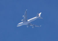 UNKNOWN @ KAPA - China Airlines Boeing 747-400 (CAL5223)  flying over APA. Nashville Intl (KBNA) to San Francisco Intl (KSFO)