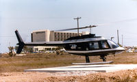 N16914 @ 0XS5 - Bell 206 landing on South Padre Island, TX