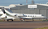 A6-ZAB @ EGGW - Gulfstream G1159A at Luton - by Terry Fletcher