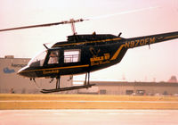 N970FM @ GPM - 97.1 KEGL DFW Radio helicopter at Grand Prairie Municipal - by Zane Adams