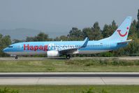 D-AHFZ @ LFSB - Hapagfly 737-800