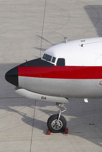 G-APSA @ LOWI - British Eagle DC6