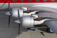 G-APSA @ LOWI - British Eagle DC6