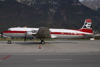 G-APSA @ LOWI - British Eagle DC6