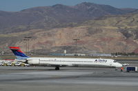 N913DN @ KSLC - MD-90-30 - by Mark Pasqualino