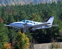 N713ZM @ 5W8 - Departing runway 4 - by John W. Thomas