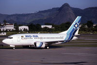 PT-SLV @ SBRJ - Scanned from a slide on my first trip to Rio - by Nick Dean