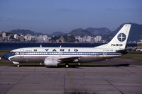 PP-VPB @ SBRJ - Old scheme Varig on a stunningly clear morning in Rio de Janiero - by Nick Dean