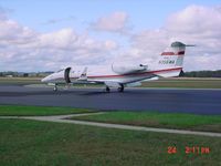 N356WA @ KHNB - Parked on ramp in front of Terminal...