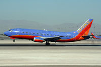 N614SW @ KLAS - / - by Nick Dean