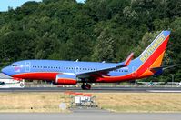 N248WN @ KBFI - 2000th 737 Next Generation titles - by Nick Dean