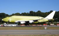 N747BC @ KBFI - One of the few flights made with the winglets still installed.