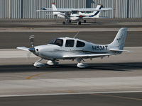 N453AT @ SMO - N453AT departing from RWY 21 - by Torsten Hoff