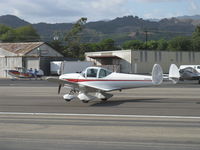 N6564Q @ SZP - 1965 Alon A2, Continental C90 90 Hp, landing roll Rwy 22 - by Doug Robertson