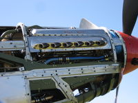 N151MC @ OSH - Panels off for Warbird judging.