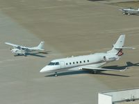 N458BN @ KAFW - I parked next to it after my first solo. Photo taken from the ctrl tower. - by Isam Liao