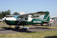 N4799D @ PLU - Mt. Rainier 14,410' poking up behind this frame - by Nick Dean