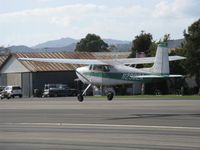 N2982A @ SZP - 1953 Cessna 180, Continental O-470-A 225 Hp, first year of production, takeoff Rwy 22 - by Doug Robertson