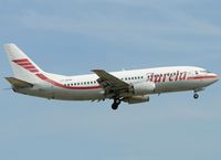 LY-SKW @ LEBL - On final to RWY 25R. - by Jorge Molina