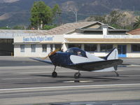 N34863 @ SZP - 1941 Culver LFA CADET, Franklin 4AC-199 D&E 80 Hp, landing Roll Rwy 22 - by Doug Robertson