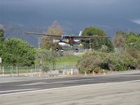 N733EJ @ SZP - 1976 Cessna 172N SKYHAWK II, Lycoming O-320-E2D 150 Hp, on final for Rwy 22 - by Doug Robertson