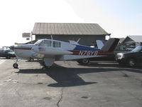 N78YB @ SZP - 1950 B35 BONANZA, Continental E-185-8 196 Hp for one minute @2,450 rpm, 185 Hp continuous, tip tanks - by Doug Robertson