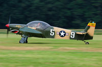 F-JDEI @ EBDT - A quasi warbird: in fact an ultra light. - by Joop de Groot