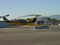 N14LA @ POC - Waiting for a call at Brackett - by Helicopterfriend