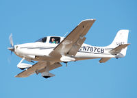 N787CB @ KAPA - On final approach to 17L. - by Bluedharma