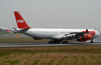 PT-MSL @ VIE - TAM Airbus A340-541 - by Joker767