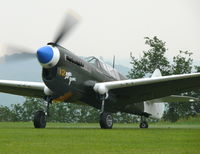 F-AZKU @ LFFQ - Curtis P-40N Kittyhawk F-AZKU painted as USAF 42-105915/12 Little Jeanne - by Alex Smit