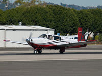 N201QP @ KSMO - N201QP departing from RWY 21 - by Torsten Hoff