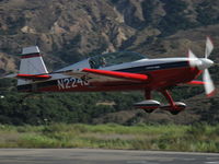 N224D @ SZP - 1996 EXTRA Flugzeugbau Gmbh AKROBAT, Lycoming AEIO-540-L1B5 300 Hp, takeoff climb Rwy 22 - by Doug Robertson