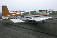OO-JMD @ EGTC - Grumman American AA-5B Tiger - by Peter Ashton