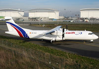 EC-KIZ @ LFBO - Parked at the Latecoere Aeroservices facility... - by Shunn311